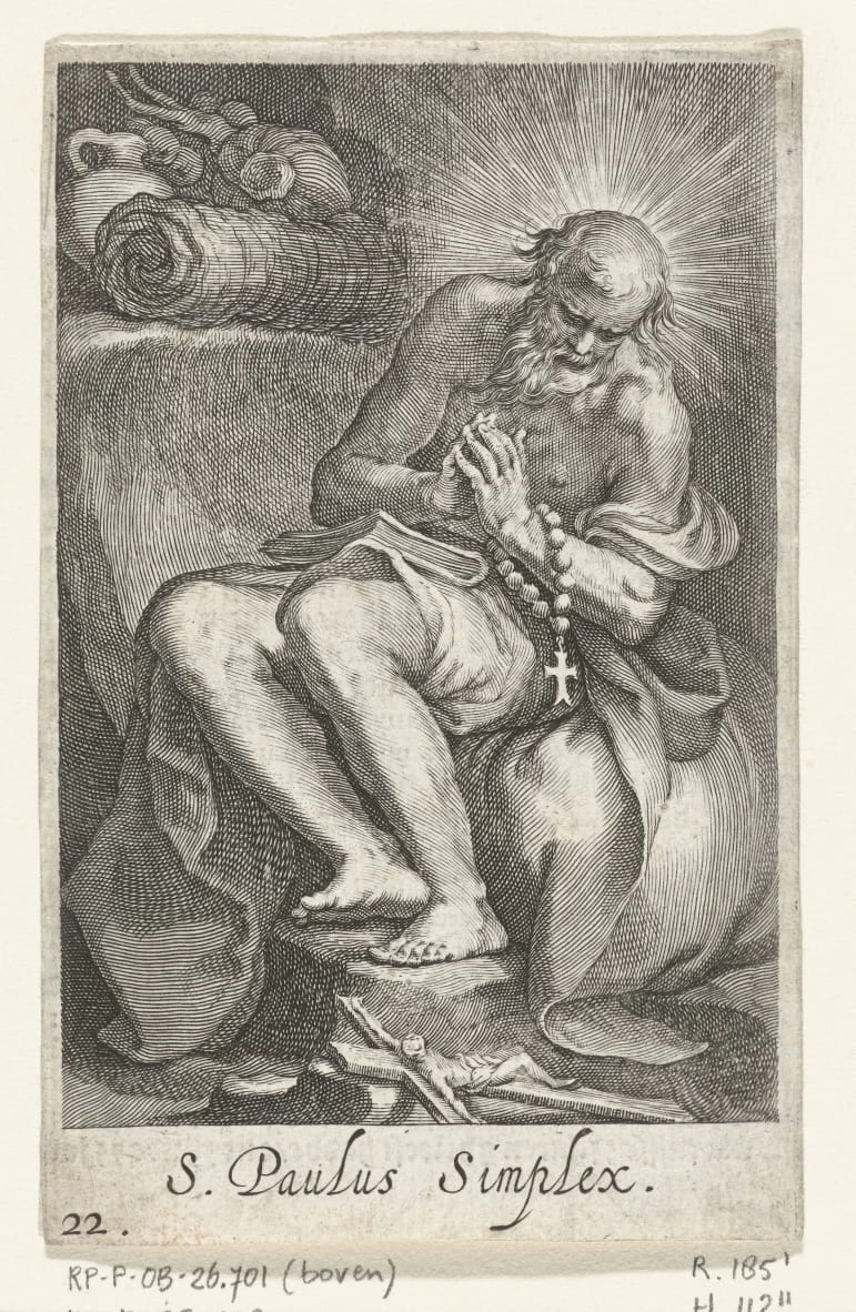 San Paolo d'Egitto come eremita - Rijks Museum, Amsterdam
